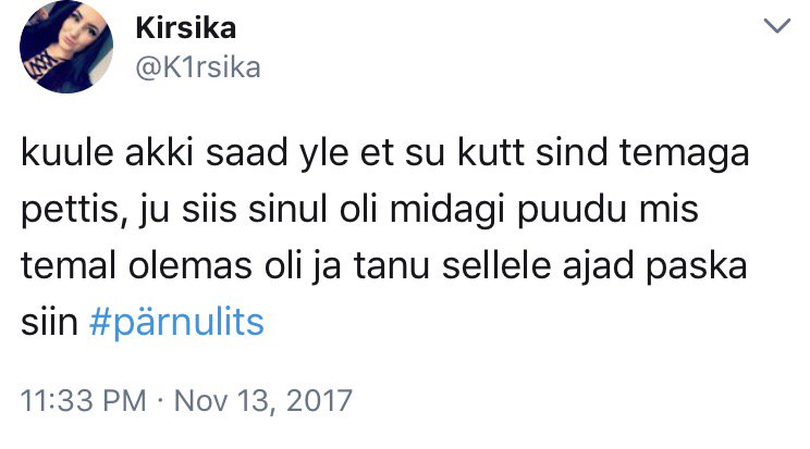 K1rsika's tweet photo. #pärnulibu https://t.co/3jqwiT5b0d