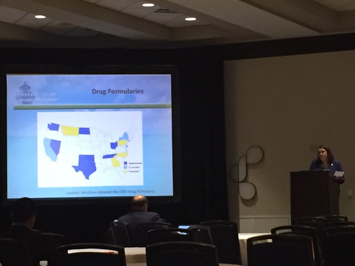 NATLEHQ's tweet photo. Amie Peters, WILG President, giving work comp update. #NATLEGAC https://t.co/8xq5TMaoOZ