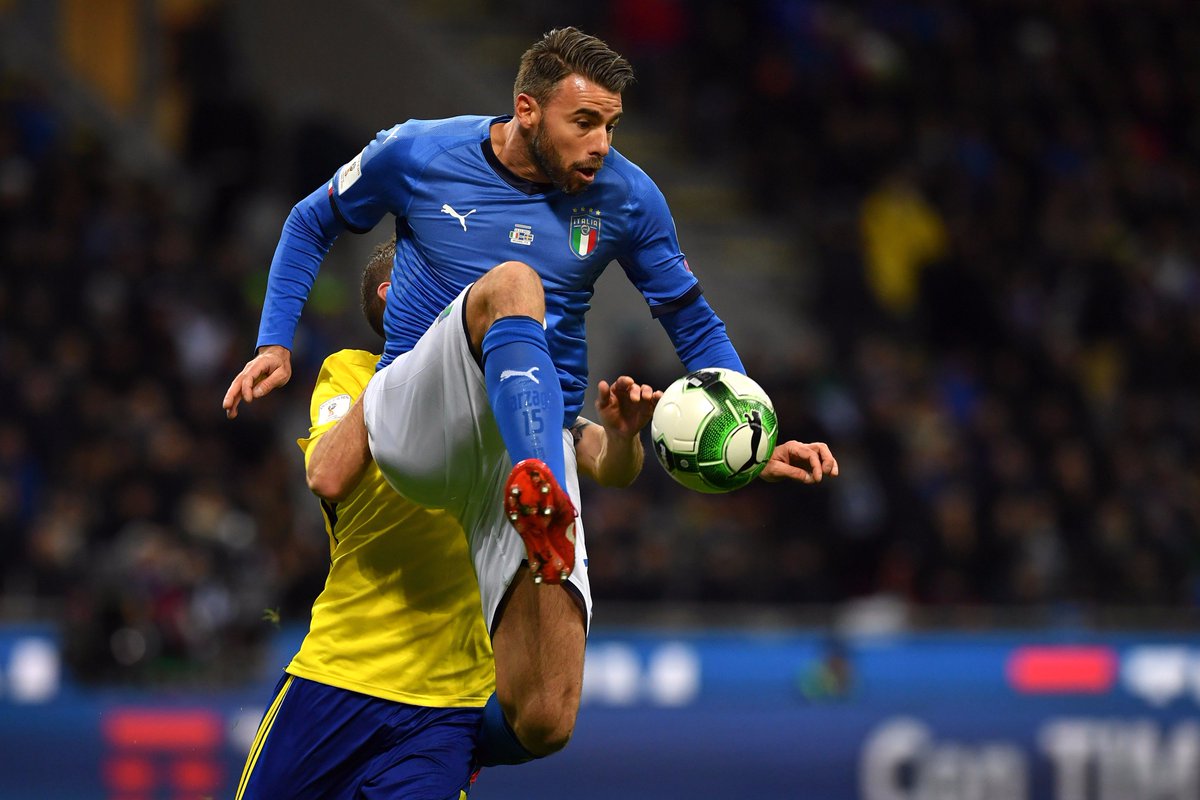 Azzurri's tweet photo. #ItaliaSvezia🇮🇹🇸🇪
Nonostante le tante occasioni create dalla #Nazionale il match termina a reti bianche. Gli #Azzurri sono fuori da #Russia2018.

#ITASVE #WCQ #Playoff https://t.co/xRSqPZw1Zs