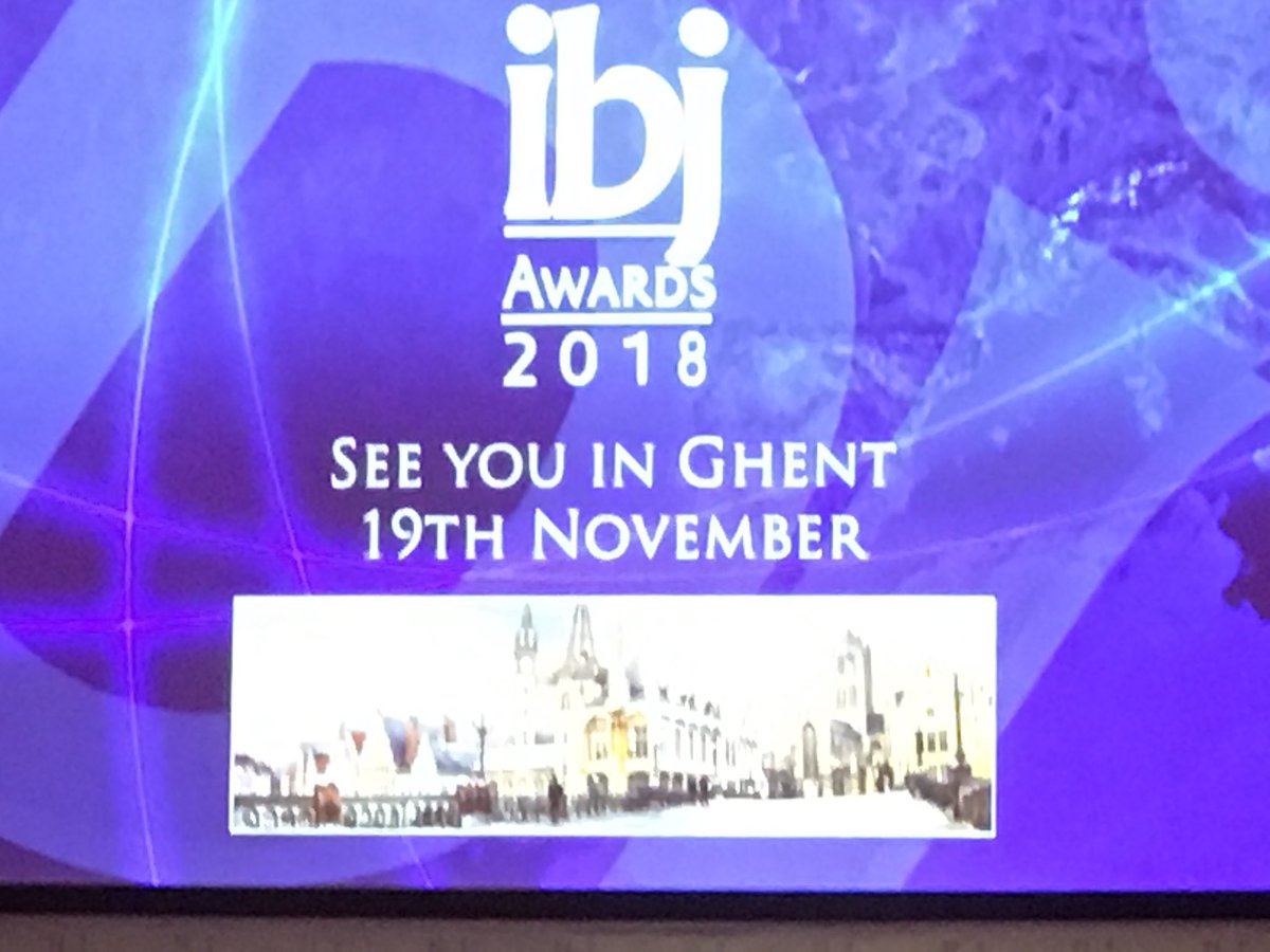 Nieuwe fusiehaven <a href="/HavenGent/">havennn</a> @Zeelandseaports haalt prestigieuze #IbjAwards2017 in 2018 naar #Gent. Blije klanten
