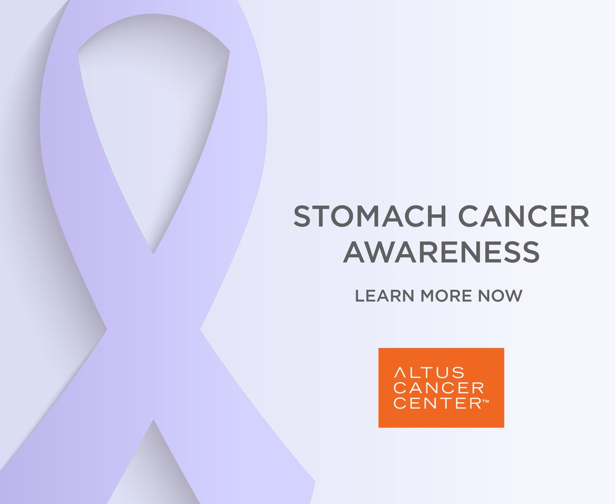 Altus_Cancer's tweet photo. November is Stomach Cancer Awareness Month. For those who are living without a stomach, or have stomach cancer this can be a very challenging month. Learn about stomach cancer including the risk factors, prevention, and early detection now. https://t.co/NRT2gwJYkS https://t.co/y9wCyPUstS