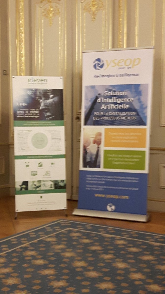 Merci au cabinet @ElevenStrat et à <a href="/yseopAI/">Yseop</a> pour s'être associés à <a href="/XSursaut/">X-Sursaut</a> pour organiser le débat de ce soir sur l #IntelligenceArtificielle à la Maison des X