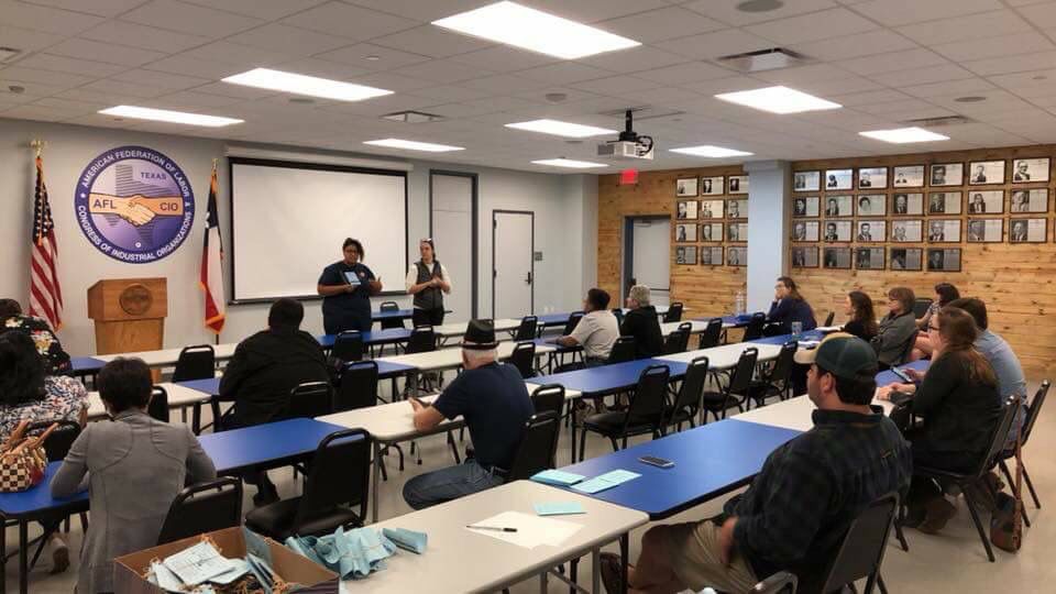 TCDP's tweet photo. Thank you to everyone who spent their Sunday talking to voters and joined us at yesterday’s One Texas Resistance Day of Action! #oneTX #dayofaction #texasdemocrats https://t.co/oFsiGjGJaQ