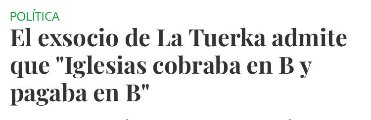 ElAguijon_'s tweet photo. - Vale, en Podemos se financian con el dinero de regímenes extranjeros, pero al menos no cobran en B como los del PP.
- También cobran en B
- Esto... https://t.co/hGRON0y14H