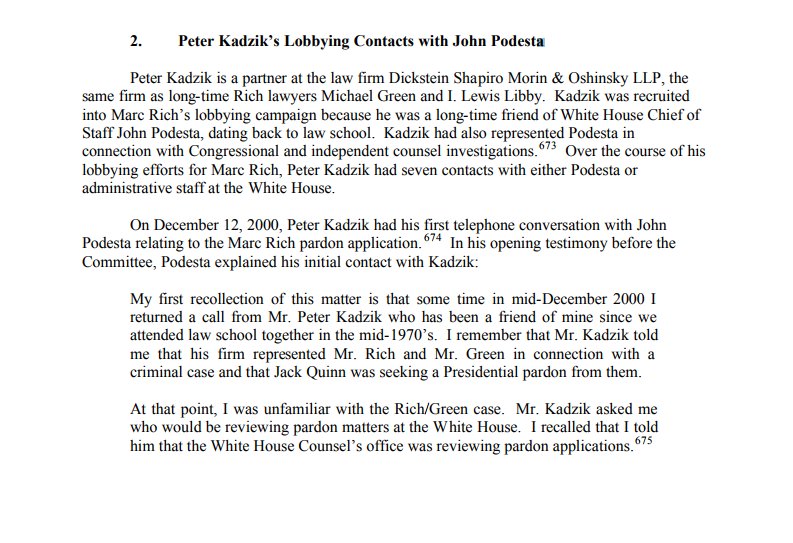 11) Why was Kadzik in charge of the investigation of Hillary Clinton if he was friends with John Podesta since the 1970s? Under DOJ rules this should have been an automatic recusal.