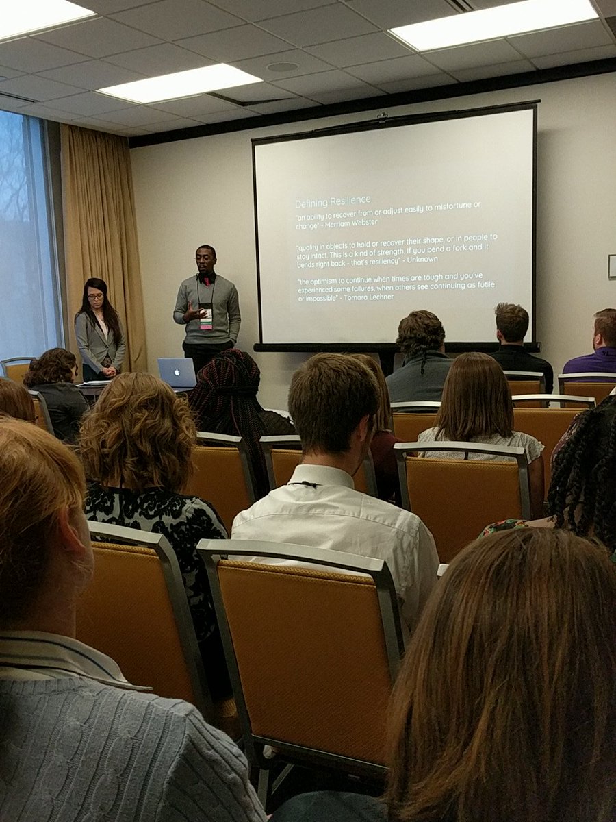 pokosimon's tweet photo. Talking about #grit and #resilience with regard to student staff and feedback. #GLACUHO https://t.co/bRn6fGp879