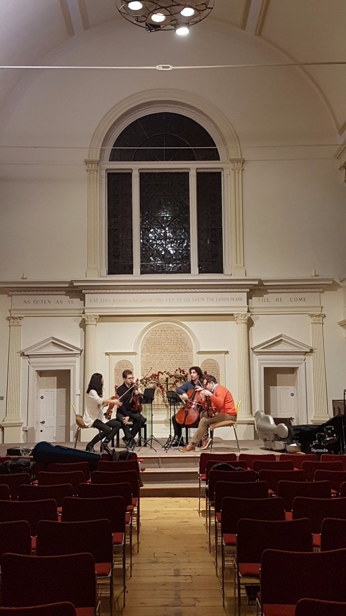 HamArtsFest's tweet photo. So excited to hear the fantastic @BelceaQuartet tonight. Last few tickets on the door! @sjdh1823 #Ensemble #HAF2017 https://t.co/eOwVc3INZe