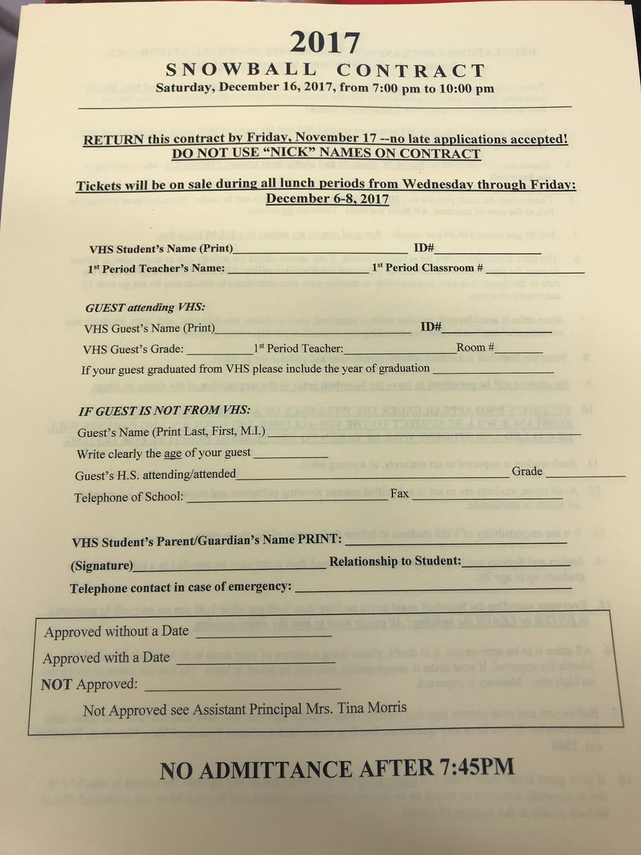 Make sure you pick up a Snowball contract in the main office or get one from Kayla Pomales ❄️ it’s going to be a “ball”
