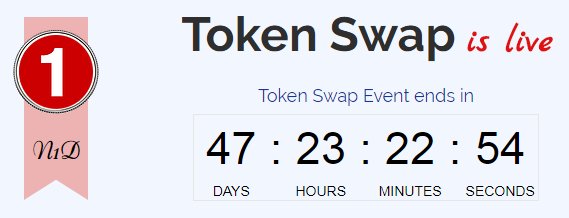 TheNumber1Dime's tweet photo. The Number One Dime #token #swap event is finally live at https://t.co/ijJmTQoJhf
#ethereum #blockchain #ERC20 #ICO https://t.co/PHCr3iCHd2