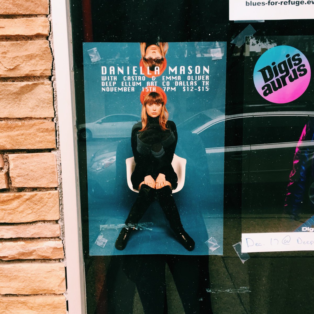Look what I found in Deep Ellum! Who’s coming to see our show THIS WEDNESDAY??? Buy tickets here: prekindle.com/event/26554-da…