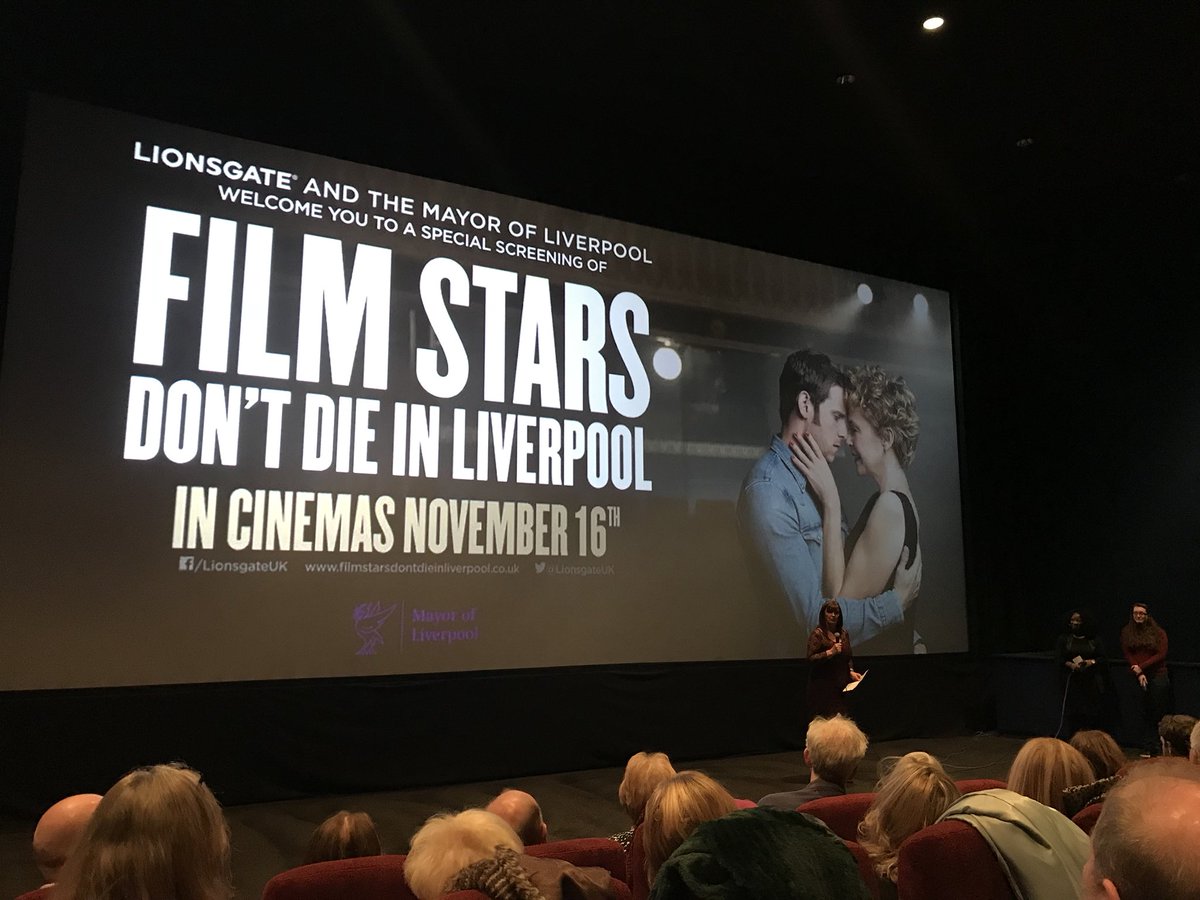 “Liverpool is becoming the best place in the UK to make film”
Deputy mayor @ann_obyrne welcomes everyone to the premiere of #FilmStarsDontDieInLiverpool 🎥🍿 <a href="/FilmLiverpool/">Liverpool Film Office</a>