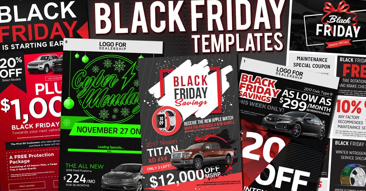 dealership4life's tweet photo. The Holidays are here! Retain your customers with our #BlackFriday2017 email templates this season. #DealershipForLife #Rewards #DealerBranding
https://t.co/2OrCu8Axqv https://t.co/9gzXzAOGmF
