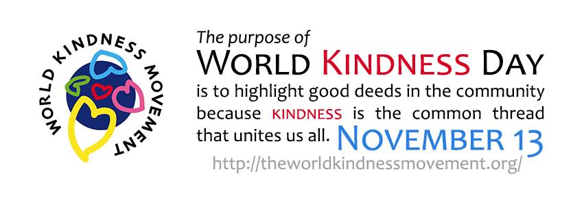 AToddLegacy's tweet photo. Today is #WorldKindnessDay "Kindness is the common thread that connects us all via The World Kindness Movement
"Kindness starts with one person "
Some simple acts of kindness you can do, via https://t.co/NCR4QHKxEe
https://t.co/AzsDiP2T6P https://t.co/letjF2vsXo