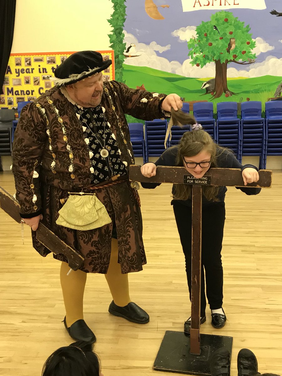 ManorCourtChard's tweet image. A huge thank you to @TheGoodKingHal for his amazing Henry VIII day with Y6!