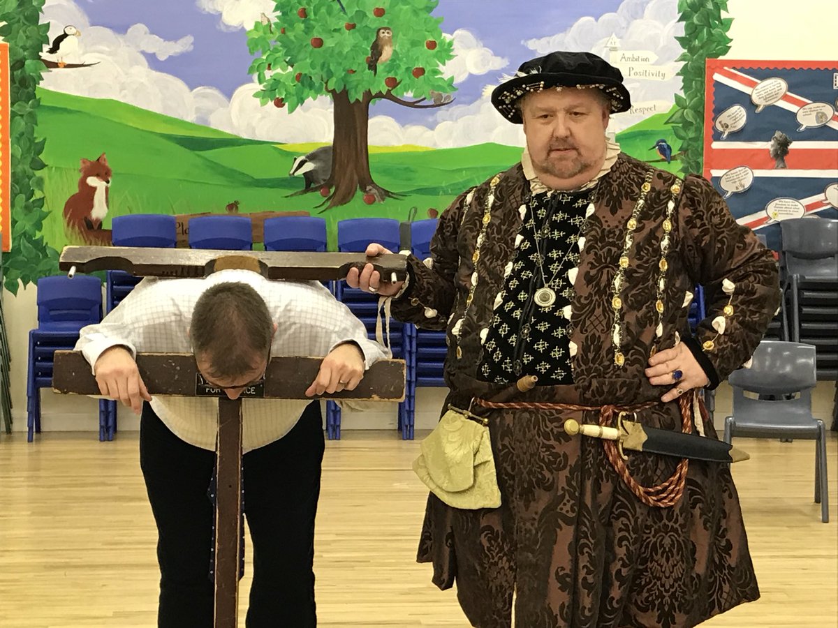 ManorCourtChard's tweet image. A huge thank you to @TheGoodKingHal for his amazing Henry VIII day with Y6!