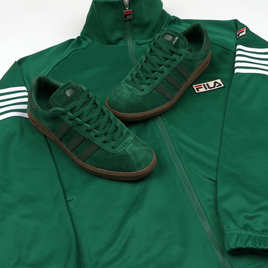 green fila track top