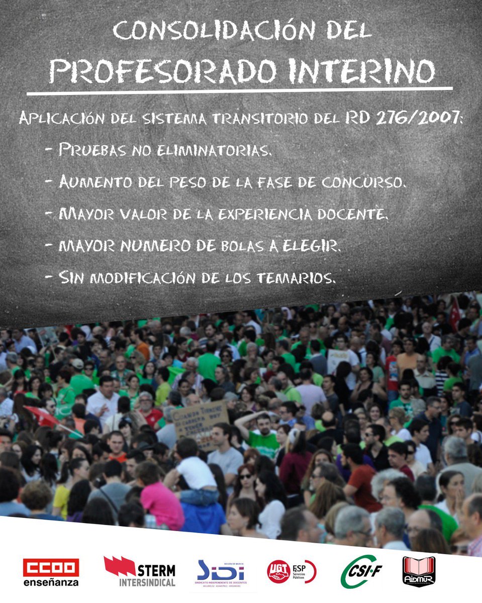 AIDMUR's tweet photo. Somos muchos los colectivos que reclamamos #PruebasNoEliminatorias como un paso imprescindible a la #Consolidacion 👩‍🏫👨‍🏫 https://t.co/zoRJB2v849