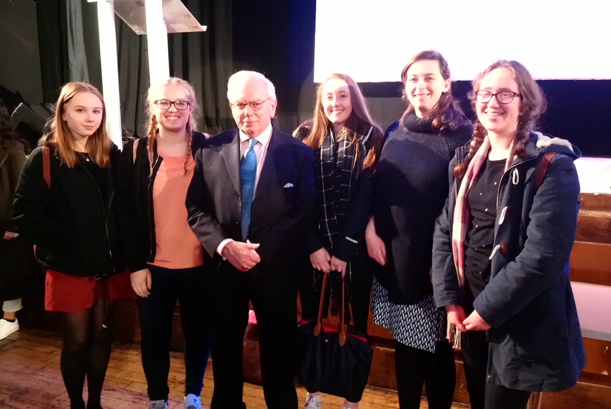 StGabrielsNews's tweet photo. Hearing and meeting David Starkey - definitely a highlight for A2 history students at a conference in London today. https://t.co/PqtFAALZBC