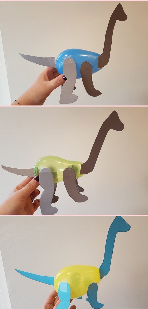 Daniella1511's tweet photo. Ballon Dino's 😍 #preschool #2samen #dinosaur #balloon #fun #creative #hetlevenvaneenjuf #lovemyjob https://t.co/YuH2rAWJ2x