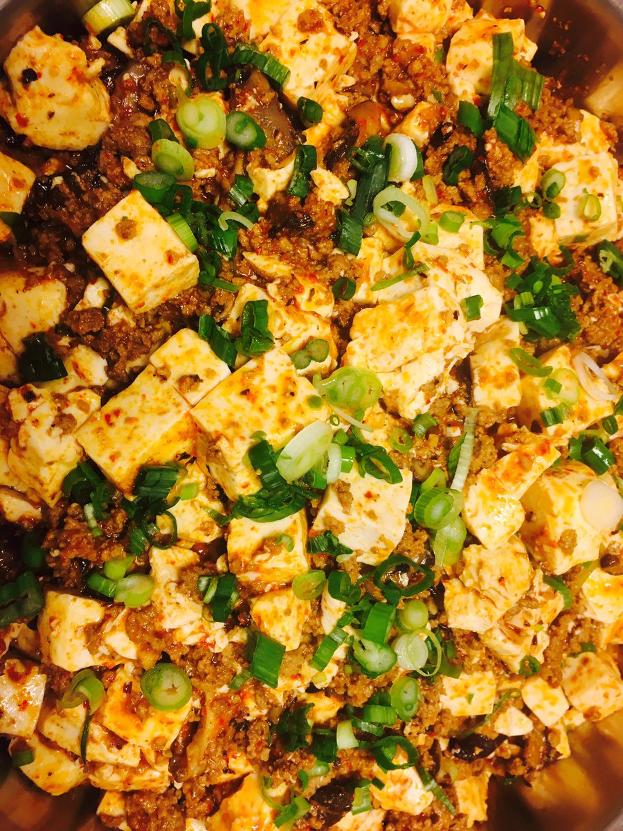 bonappetweet's tweet photo. #comfort inspired by #ChefMartinYan!!mapo tofu fragrant eggplant!!hope we did I ok!!!🤗🤗@john_dickman @marciadorsey @_hawko @LauraLChan https://t.co/uTc4elDZNH