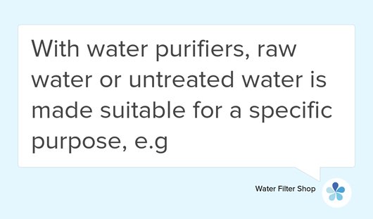"With water purifiers, raw water or untreated water is made suitable for a specific purpose, e.g" goo.gl/xM3d7J #gravity #Method
