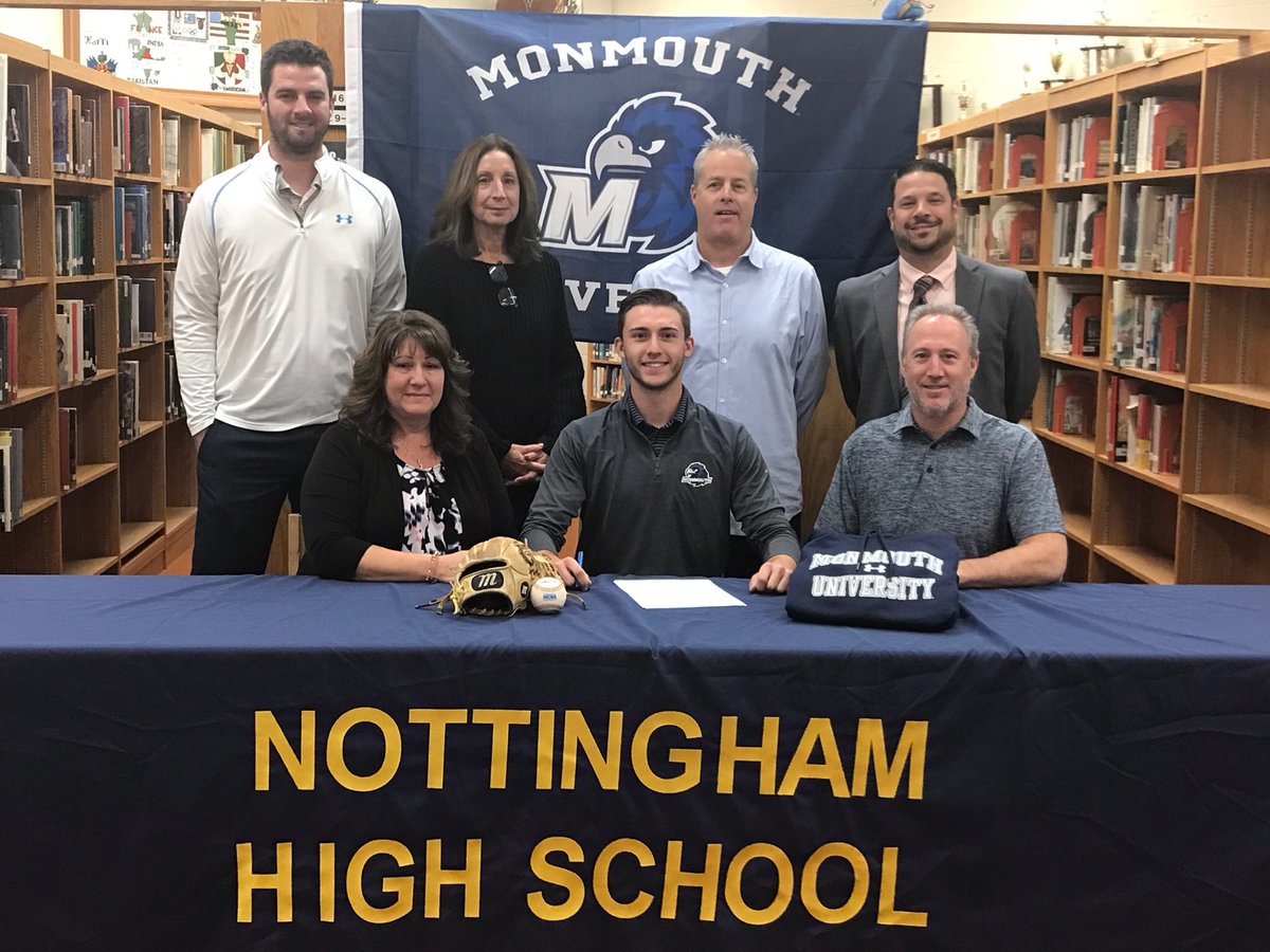 Nick Houghton signs National letter of intent with Monmouth University. Congrats to you and your family !!
