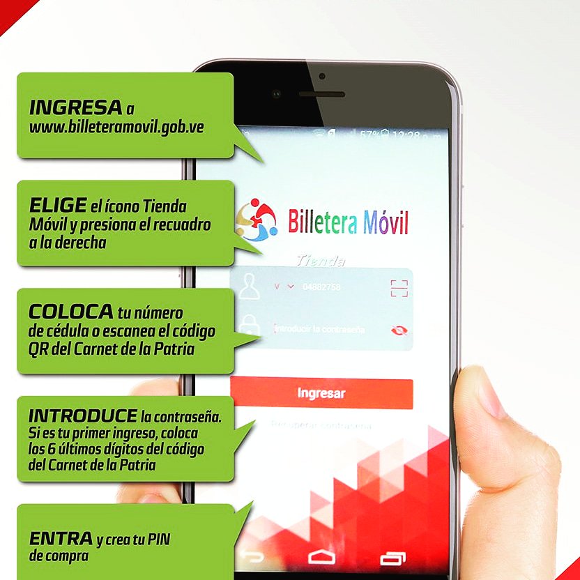 JuventudPSUV07's tweet photo. Ahora contamos con #BilleteraMóvil para pagar nuestros productos Clap a través del código QR del @CarnetDLaPatria.  #VenezuelaVenceElCerco https://t.co/zk46a5lbtn
