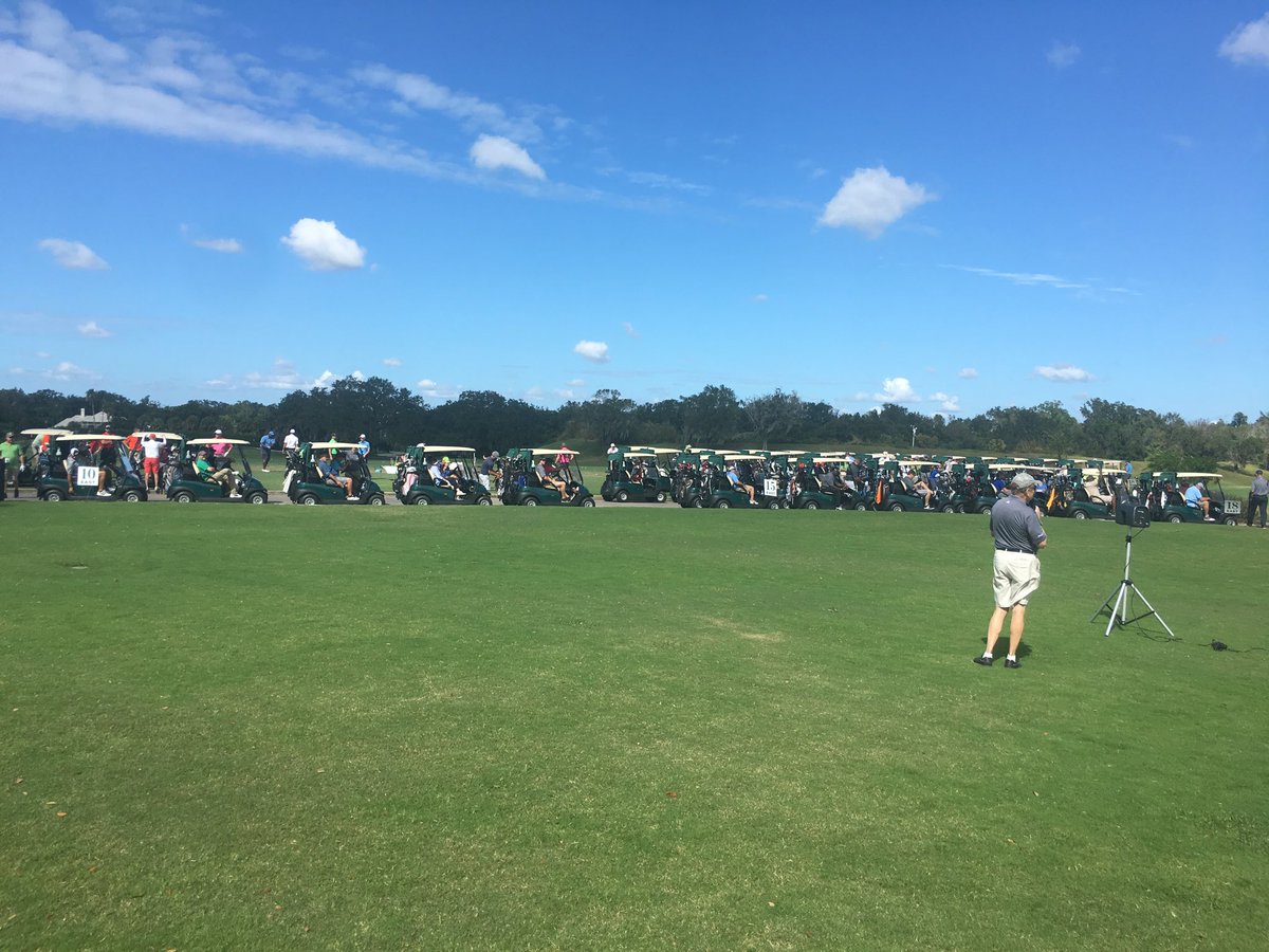 Ready to raise some money for student scholarships one swing at a time!  #foreringling @RinglingCollege