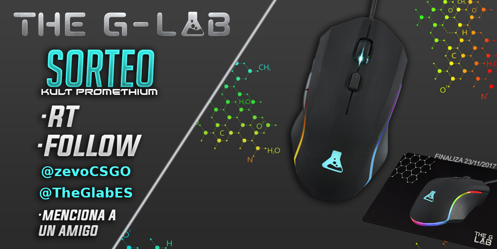 zevoCS2's tweet photo. 🔥#SORTEO KULT PROMETHIUM Gaming Mouse (49,99€)🔥

🔄RT
✅Follow @TheGlabES &amp; @zevoCSGO 
✅Menciona a un amigo https://t.co/kaYkVSLvzT