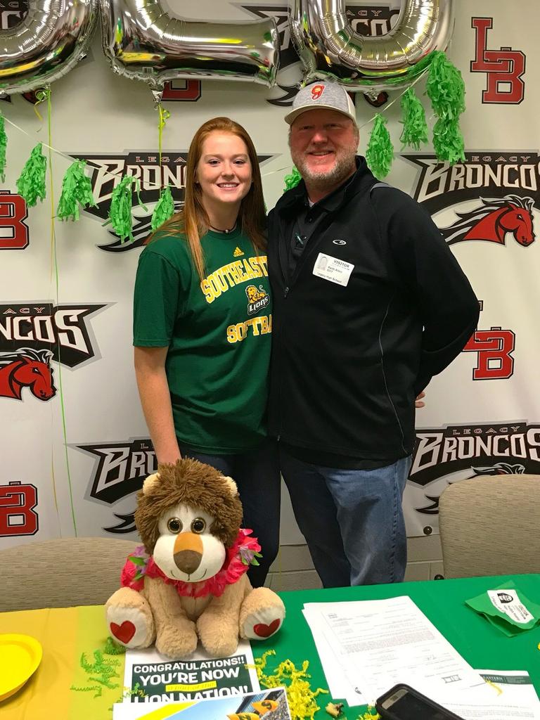 @imthe_rhb  Congrats Sophie Hannabas on signing NLI and inviting me out to celebrate this morning.  So proud for you and excited to see you excel!