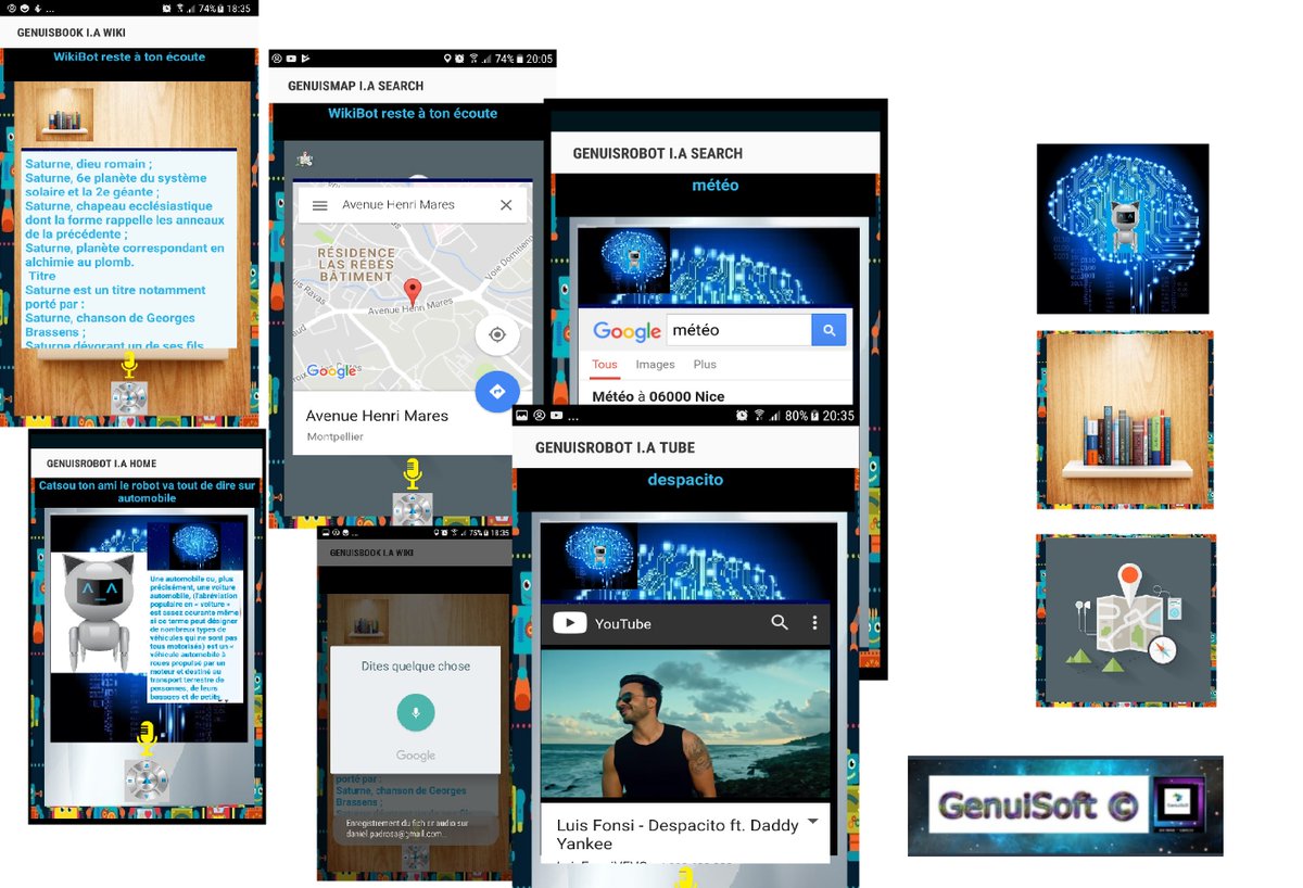 GenuiSoft's tweet image. Intelligence Artificiel, Voice recognition, Web Api Rest et une dose d&apos;algorithme : quelques Apps à découvrir sur Google Play.