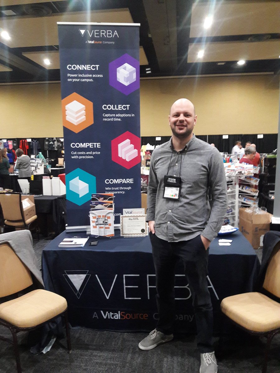 MACS 2017 Tradeshow <a href="/VerbaSoftware/">Verba Software</a> <a href="/vitalsource/">VitalSource®</a> #thatcampusstoreguy