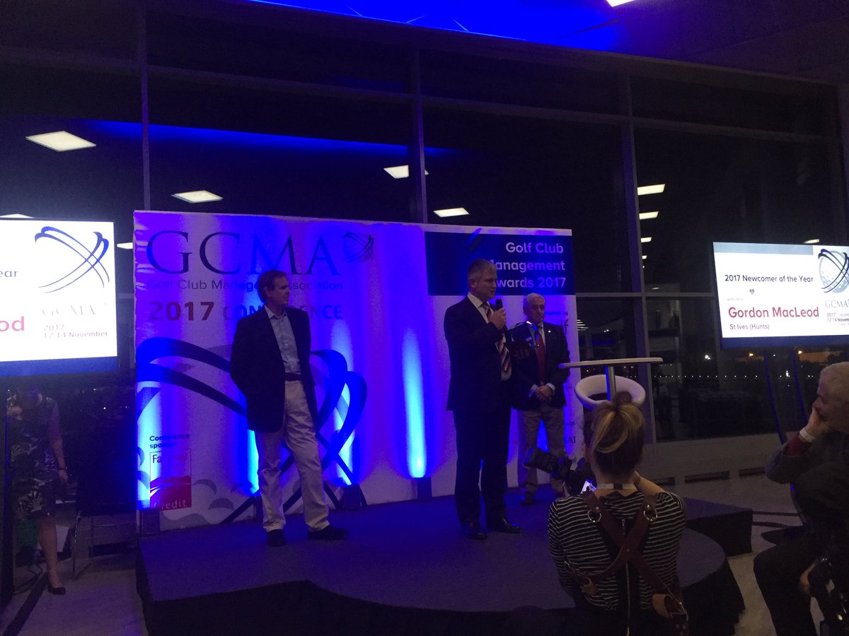GCMAUK's tweet image. And the winner of GCMA Newcomer of the Year - sponsored by @Coltmm - is...Gordon MacLeod (St Ives, Hunts) - congratulations! #gcmaconf2017