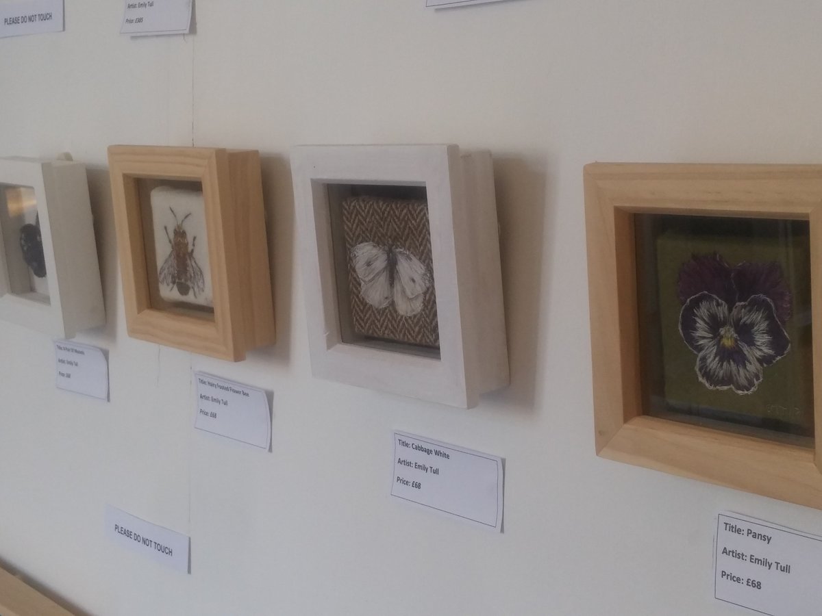 EclecArt's tweet photo. a small selection of @houdiniem wildlife #threadpaintings #gallery #Margate #margateoldtown #wildlifeart #originalart #giftideas #Thanet #Kent #textileart #shoplocal #visitkent https://t.co/DD7dXLizW3