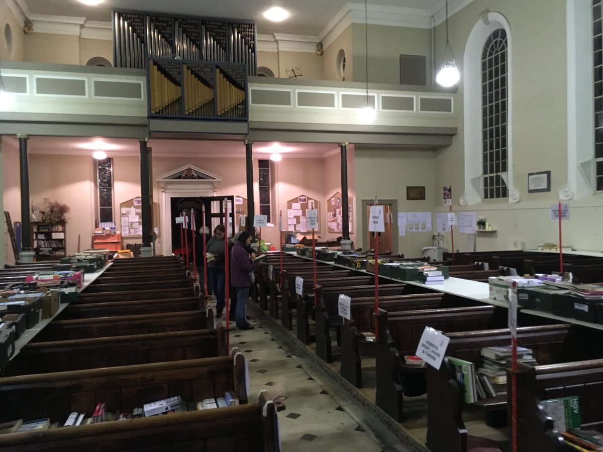 AmnestyBG's tweet photo. Getting ready for the #AmnestyBookSale on Saturday  10-4 at @AscensionTwurch #GreenwichHour https://t.co/ihOb0S1uwx