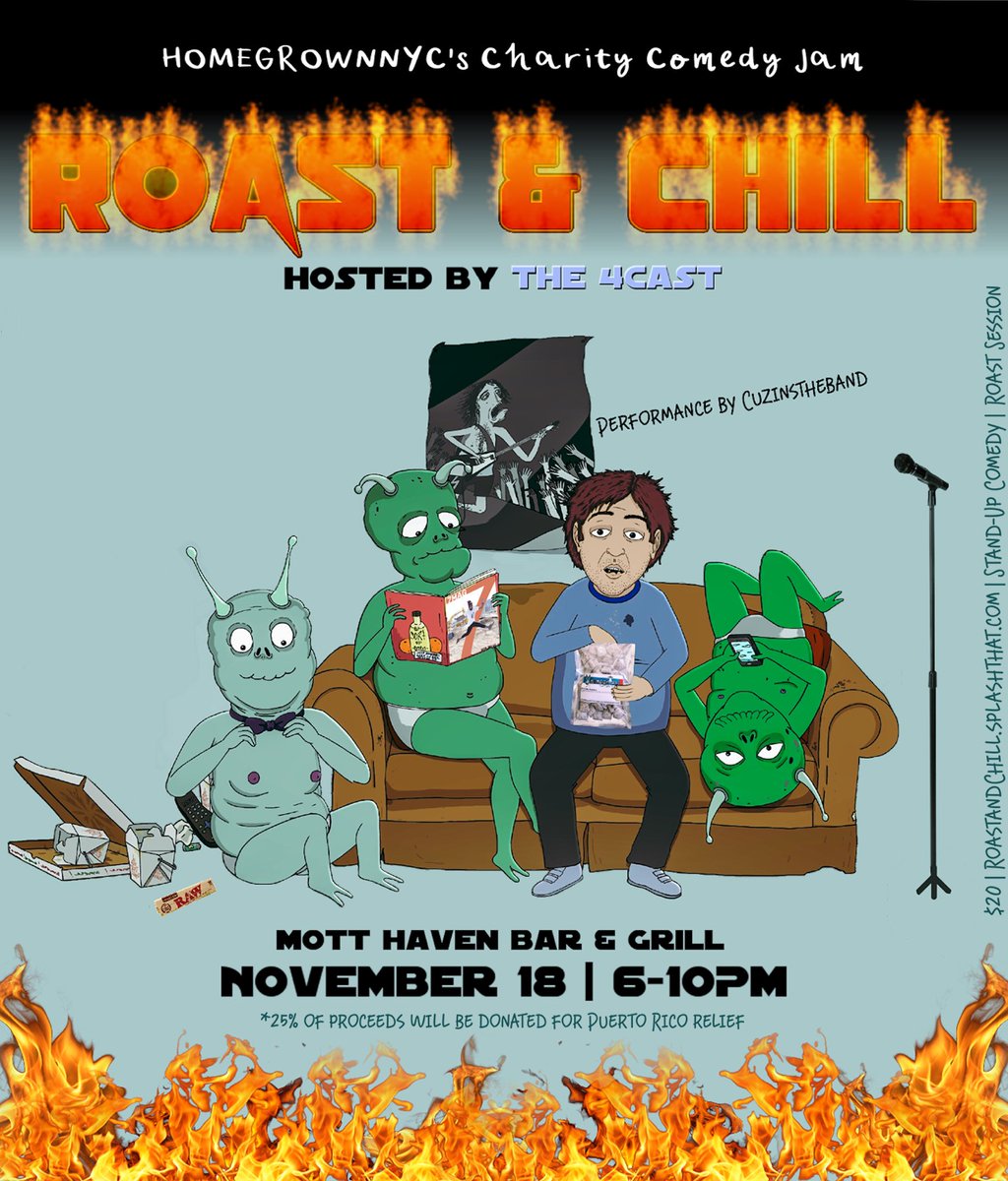 20sonthemtittiz's tweet photo. Last chance to get your tickets for #RoastandChill this Saturday! Get them now at https://t.co/JQ8SBCbIDt https://t.co/vyLWjiFl9O