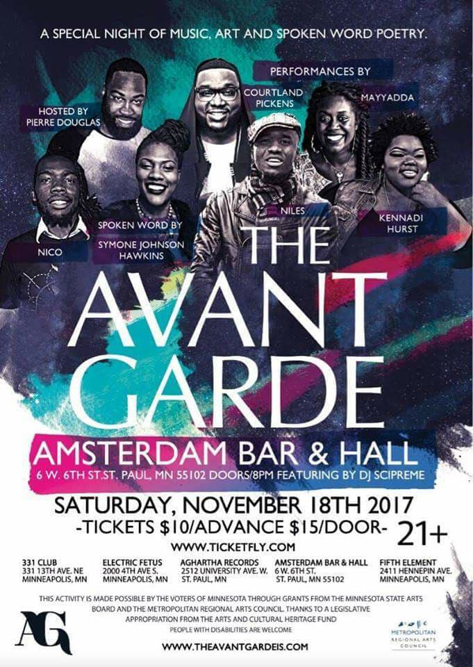 The Avant Garde concert is this Saturday at Amsterdam Bar and Hall! It will feature some of the best local talent in their fields of performance. Purchase your tickets NOW at ticketfly.com/purchase/event…! You don't want to miss it! It is going to be an EPIC event!