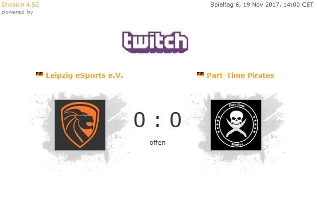 LeipzigeSports's tweet photo. Heute geht's spontan um 21.00 Uhr gegen die Part-Time Pirates in der @99DAMAGEde Liga!
Schaltet ein: https://t.co/PsyAejJTxm
Viel Glück Jungs!!
#CSGO #99dmg #LESFight #LESeV #LESGecko https://t.co/X8JxrgnRG9