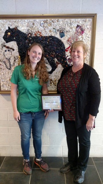 CTGreenSTEP's tweet photo. Congratulations, Barbara Marroquin (@KaynorSkills )!  The @KaynorTech Science Teacher was presented with the @CTGreenSTEP Science Teacher of the Year award by @EversourceCT Stephanie Rogers.  Thank you for all your help! #energyefficiency https://t.co/V7L2uwAkNR