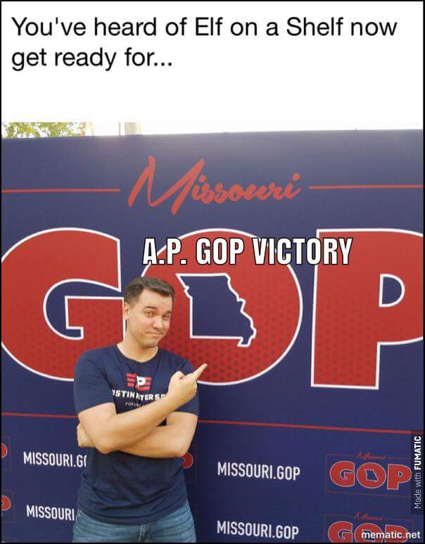 jba437's tweet photo. @MissouriGOP #KeepMORed! #MOSEN #AP4Senate #LeadersNotLadder https://t.co/KbljCnzBco