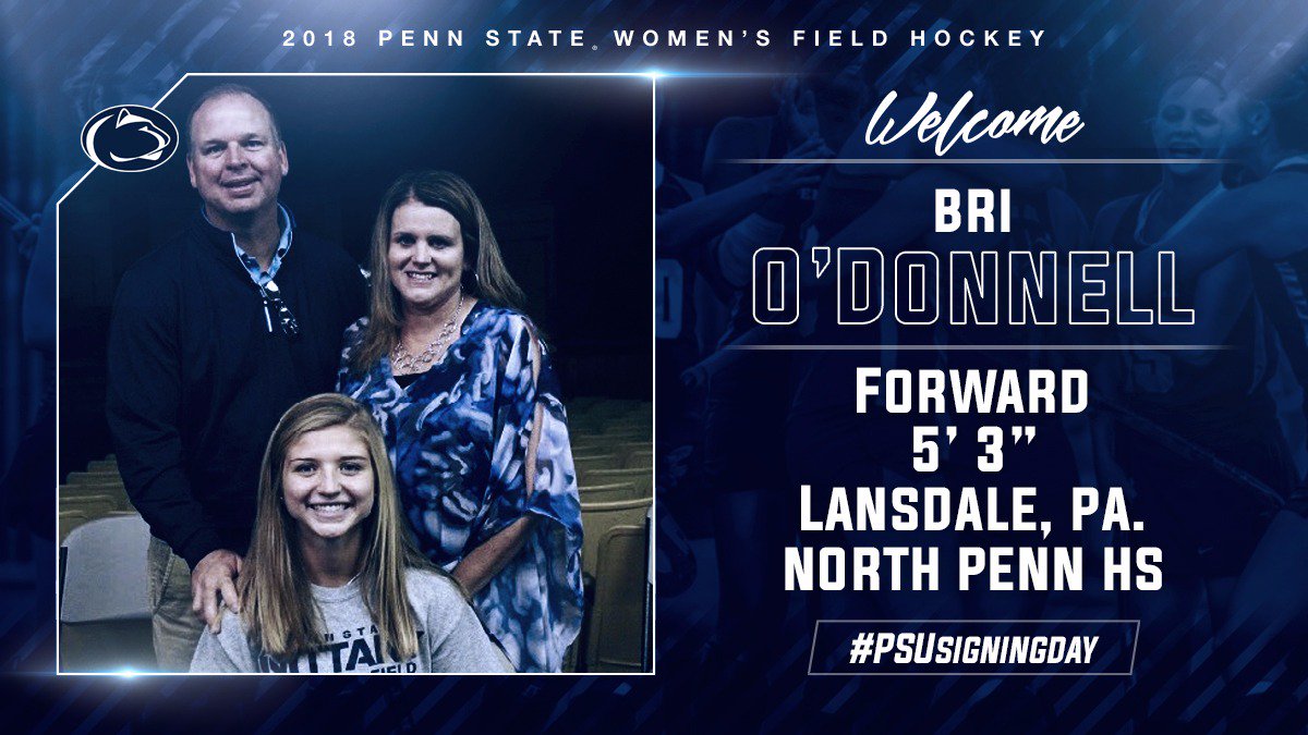 📝⚪️🦁🏑🔵 
Welcome to the family, Bri O'Donnell!
#PSUsigningday