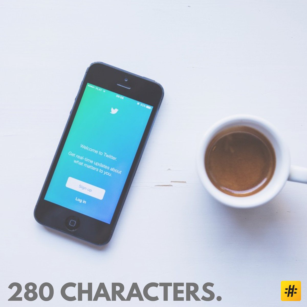 TheHashtagGroup's tweet image. So Twitter rolled the biggest change to the platform in years. Users can now send tweets of up to #280 characters long.

Will #280characters save Twitter? It's hard to tell, but don't count on it, unless they innovate and find new ways to excite new users into coming on board.