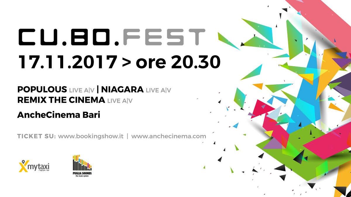 Niagaraspace's tweet photo. Let's meet @ CU.BO. Fest 17/11/2017 in Bari with our friend @populousmusic 
📱 + 🔋 = 🌊 https://t.co/1RenOSDjYG