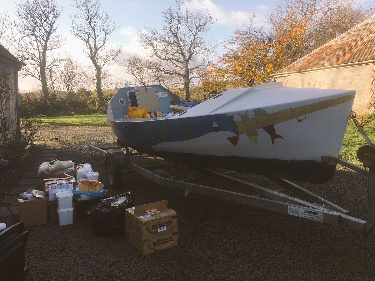 A new look for Bonnie Lass leaving the yard!