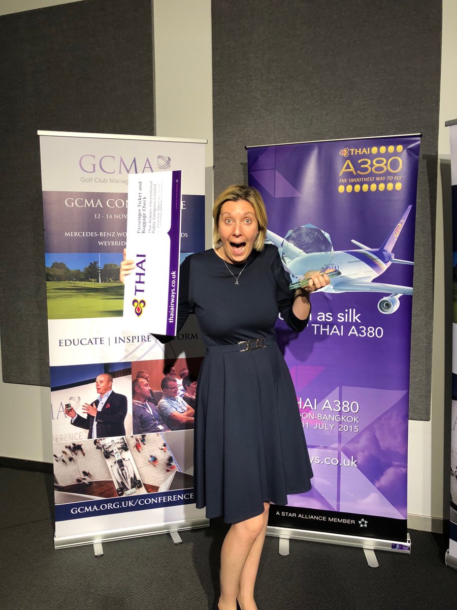 intelligentgolf's tweet image. Massive congratulations to Amy Yeates, @GCMAUK Manager of the Year 2017. @FairmontStA #GCMAConf2017