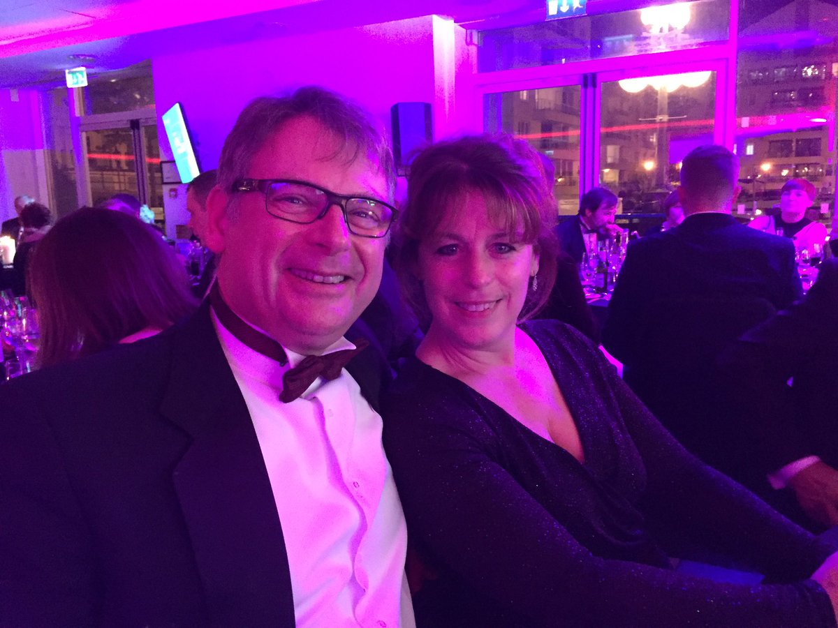 LNAACT's tweet photo. Dr Simon Topham &amp; CEO Karen Jobling and wonderful volunteers Jill &amp; Don  at tonight's #AAAE2017 https://t.co/NgtZjzUGsp