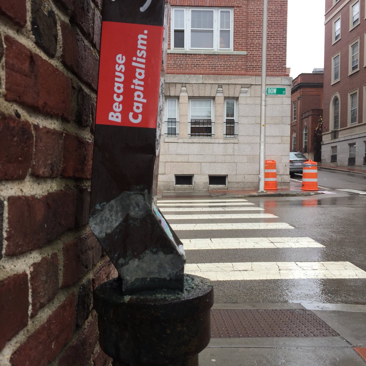 becausecapital's tweet photo. #bow #becausecapitalism #downspout #trickledown #cambridge #massachusetts #harvard #streets #boston #college #collegelife #university #slaps #slap #slapstickers #slapped #graffiti #graff #instagraffiti #instagraff #graffitiart #graffitiwall #stickers #sticker #stickerart https://t.co/wDtocNfBjz