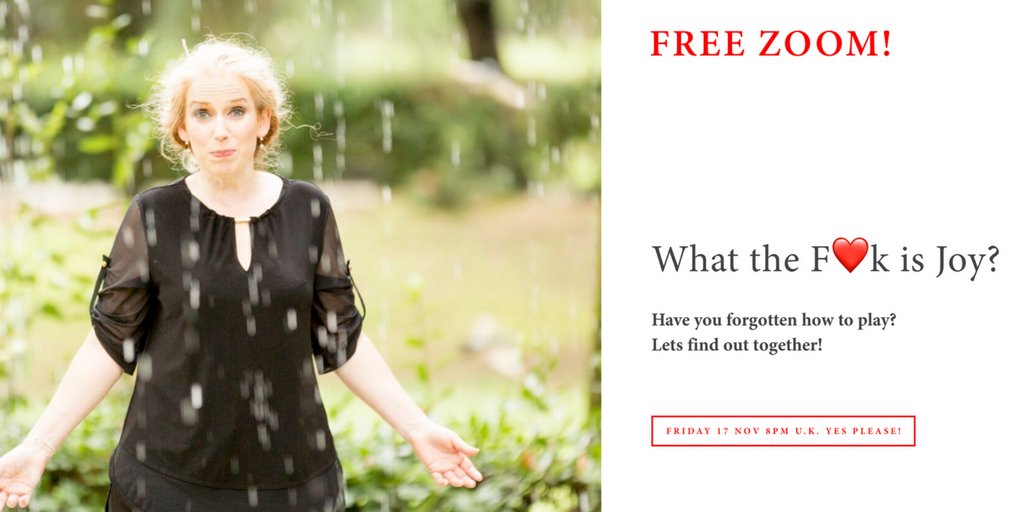 ACs_Lovelies's tweet image. #Free #zoom This Friday 8pm UK Come Play! 🤗
Registration link: tinyurl.com/ycqsocv2
#Change #Joy #change #grateful #access #londonreal #teamcastaneda #depression #joy #businessdonedifferent #webinar #choice #whatelseispossible #create