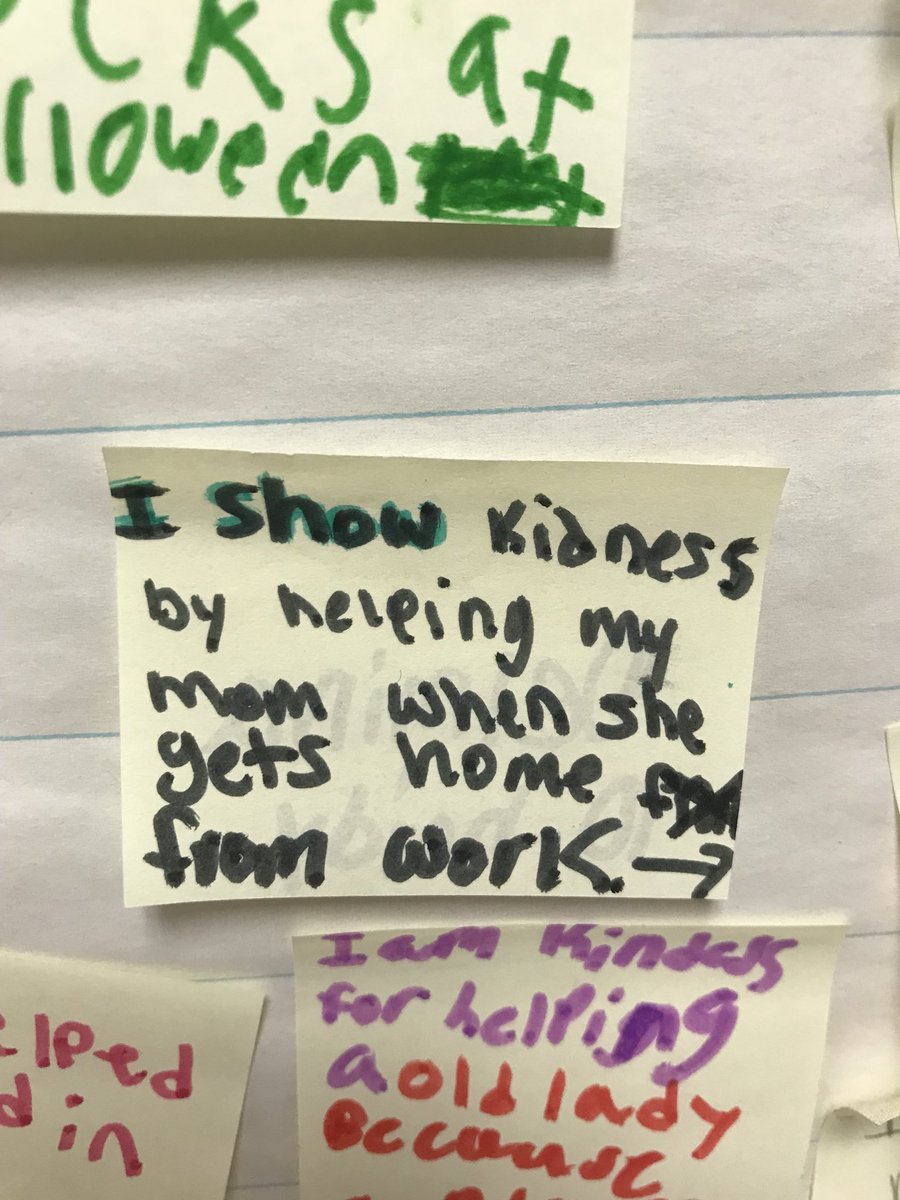librarianlaceym's tweet photo. Wall of Kindness! Thinking of great convos with Ss last week and hoping they treat people with kindness always! #hosealibrary @hoseahawks https://t.co/UTRJ1KuIGA