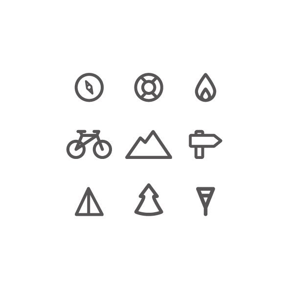 hello_robinnes's tweet photo. Adventure icon set #design #icons #set #graphicdesign https://t.co/fTdq6m0x2h